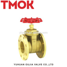 High quality brass flange connected gate valve